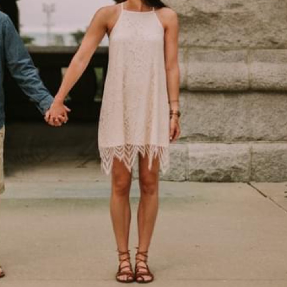 Crochet white/cream dress
